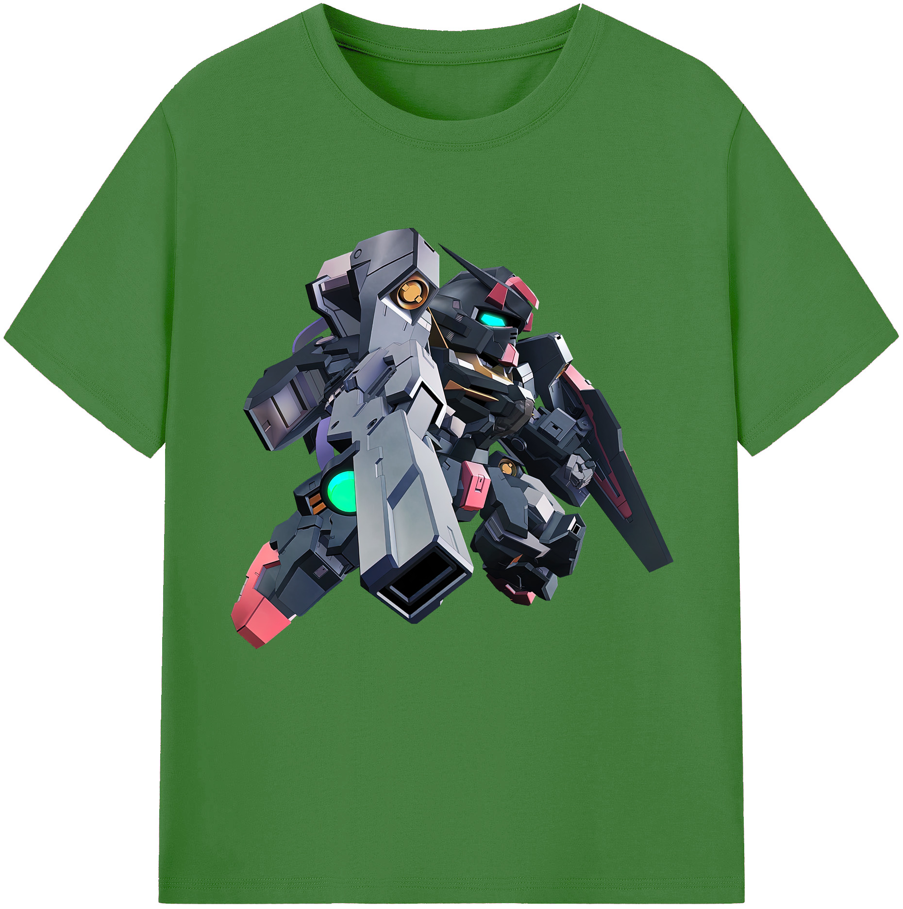 （画像用） 機動戦士ガンダム Mobile Suit Gundam レディースカジュアルプリントTシャツ（綿100％）
